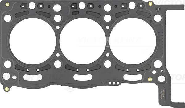 VICTOR REINZ Cyilinder head gasket 859976 Thickness: 1.68 mm, 3 gorgeous metal seal
Gasket Design: Multilayer Steel (MLS), Thickness [mm]: 1,68, Diameter [mm]: 84, Number of Holes: 3, only in connection with: 14-32324-01, Fitting Position: for cylinder 1-3