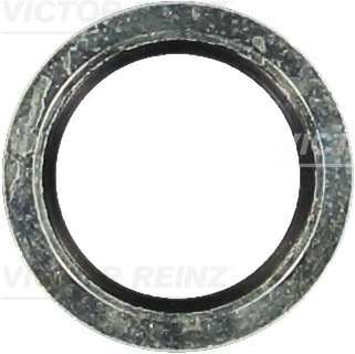 VICTOR REINZ Oil plug gasket 873589 Material: Steel Elastomer, Thickness [mm]: 1,5, Inner diameter [mm]: 16,7, Outer diameter [mm]: 24, Version: Metall-Elastomer, Shape: A-shape