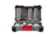 BOSCH Bit set 11539555 Pick and Click custom assembled screwdriver bit set, 44 pcs, PH1, PH2 (2x), PH3)(PZ1, PZ2 (2x), PZ3)(SL3, SL4, SL5, SL6)(HEX3, HEX4, HEX5, HEX6)(T10, T15, T20 (2x), T25, T27, T30, T40)(TH10, TH15, TH20 (2x), TH25, TH27, TH30, TH40)( PH2)(PZ2)(6)(H3, H4)( T15, T20, T25)( , 6/8/10 mm socket)Universal Quick Release, Hand screwdriver 2.