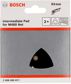 BOSCH Sandpaper adapter 11539623 Medium for delta grinders 93 mm, set of 2, 93 mm 3.