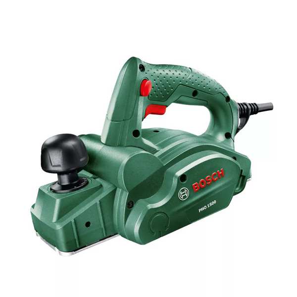 BOSCH Plane machine 11539776 PHO 1500 Gyalu, rated power input: 550W, power output: 280W, cutting depth: 0-1.5mm, groove depth: 0-8mm, planing width: 82mm, idle speed: 19500 rpm, machine weight: 2.4kg, machine weight: 2.4kg