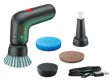 BOSCH Cordless brush 11539425 UniversalBrush, Rechargeable hand tool with 3.6V lithium-ion battery, rechargeable with micro USB cable. 215 rpm, Suitable for scrubbing various surfaces such as bathroom tiles, kitchen stove, pots and pans. 2.