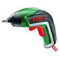 BOSCH Cordless Screwdriver 11539304 IXO V cordless screwdriver (1x 1.5Ah) + 32pcs bit set, 1.5Ah built-in battery + charger, 32pcs bit set, Battery voltage: 3.6V, Battery capacity: 1.5Ah, RPM: 215 rpm /min, Max torque soft/hard: 3/4.5 Nm, Charging time : 3h, Drill chuck: magnetic bit holder with six-blade clamp, Weight: 0.3kg, Screw diameter: 5 mm, Drill bit holder: magnetic bit holder with six-blade clamp, Weight: 0.3kg, Screw diameter: 5 mm 2.