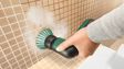 BOSCH Cordless brush 11539425 UniversalBrush, Rechargeable hand tool with 3.6V lithium-ion battery, rechargeable with micro USB cable. 215 rpm, Suitable for scrubbing various surfaces such as bathroom tiles, kitchen stove, pots and pans. 4.