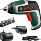 BOSCH Cordless Screwdriver 11539312 IXO 7 cordless screwdriver (Full set), storage box, 2.0Ah built-in battery + charger, Adapters: corner, excenter, Battery voltage: 3.6V, Battery capacity: 2.0Ah, RPM: 235 rpm 1.