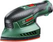 BOSCH Cordless sander 11539410 Cordless vibratory sander EasySander 12 (2x2.5 Ah + charger ), Battery voltage: 12V, Vibration speed: 22000 rpm, Diameter of the planet: 1.2mm, Weight (without battery): 0.7kg, Velcro fastening system 2.