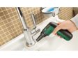 BOSCH Cordless brush 11539425 UniversalBrush, Rechargeable hand tool with 3.6V lithium-ion battery, rechargeable with micro USB cable. 215 rpm, Suitable for scrubbing various surfaces such as bathroom tiles, kitchen stove, pots and pans. 3.