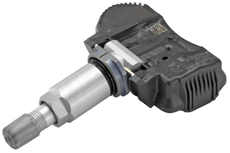 VDO Tire pressure sensor 10925920 Version: TG1C EVO, Permissible maximum speed [km/h]: 250, Rims: for steel rims, for light alloy rims, Valve stem material: Aluminium, Colour: Silver, Frequency Range [MHz]: 433, Follow installation instructions: