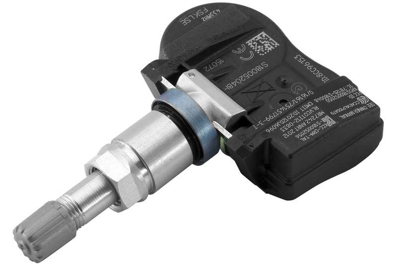 VDO Tire pressure sensor 10925900 Version: TG1C, Permissible maximum speed [km/h]: 250, Rims: for steel rims, for light alloy rims, Valve stem material: Aluminium, Colour: Silver, Frequency Range [MHz]: 433, Follow installation instructions: