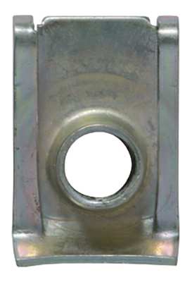 RESTAGRAF Plate nut 10997700 RENAULT - Peugeot - Opel, Disk Thickness: 0.5 - 4 mm, Screw: D 8 mm, Size: 24.8 x 17 mm, 20 pcs/pack