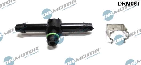 DR.MOTOR AUTOMOTIVE Pipe joint 11141718 T Type, Universal, 1 pc
Manufacturer Restriction: Denso, Shape: T-Piece, Material: Plastic, Supplementary Article/Info 2: with fuse