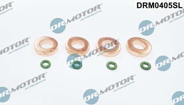 DR.MOTOR AUTOMOTIVE Sealing ring 11141379 Injector nozzle, set, 8 Darbos sets