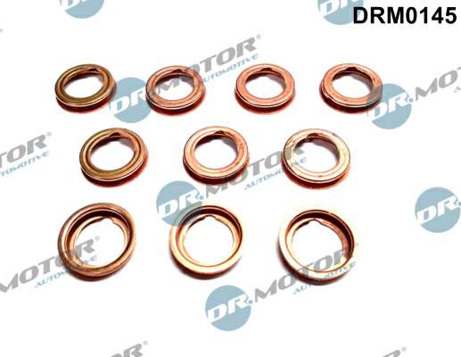 DR.MOTOR AUTOMOTIVE Oil plug gasket 11141057 10 pcs/set
Thickness [mm]: 3, Material: Copper, Inner diameter [mm]: 11, Outer diameter [mm]: 17,5, Shape: angled