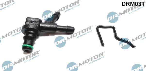 DR.MOTOR AUTOMOTIVE Rohrverbinder 11141371 T Typ, universell, 1 PC
Herstellereinschränkung: Siemens, Form: T-Form (T-Stück), Material: Kunststoff, Ergänzungsartikel/Ergänzende Info 2: mit Sicherung