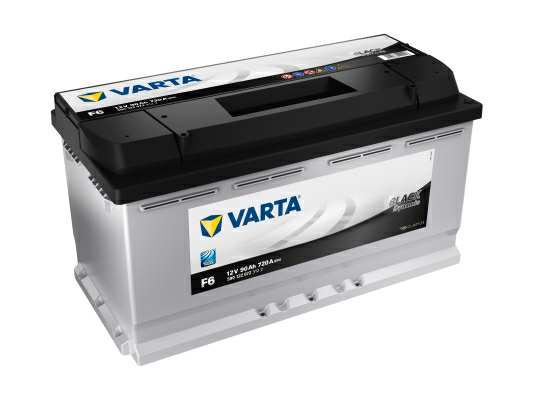 VARTA Battery 129458 90 Ah. right+. normal pole clamp
Voltage [V]: 12, Battery Capacity [Ah]: 90, Cold-test Current, EN [A]: 720, Post Positions: 0, Terminal Type: 1, Hold-down Type: B13, Length [mm]: 353, Width [mm]: 175, Height [mm]: 190, Observe service information:  Technical Information: Engineered to the highest German standards Patented PowerFrame® grid for reliable starting power, fast recharge and corrosion resistance Fulfills requirements of the OE as a matching spare part 1.