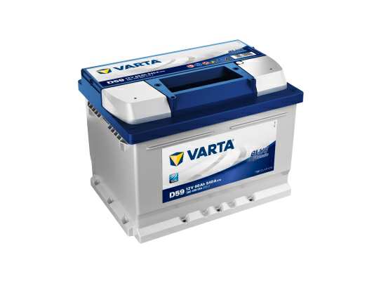 VARTA Batterie 129439 60 Ah. rechte+. normale Batteriepolklemme
Spannung [V]: 12, Batterie-Kapazität [Ah]: 60, Kälteprüfstrom EN [A]: 540, Polanordnung: 0, Endpolart: 1, Bodenleistenausführung: B13, Länge [mm]: 242, Breite [mm]: 175, Höhe [mm]: 175, Service Information beachten:  Technische Information: Erfüllt als Originalersatzteil alle Kriterien der Automobilhersteller. Entspricht höchsten deutschen Qualitätsstandards Patentiertes PowerFrame® Gitter für zuverlässige Startleistung, schnelle Ladefähigkeit und hohe 1.