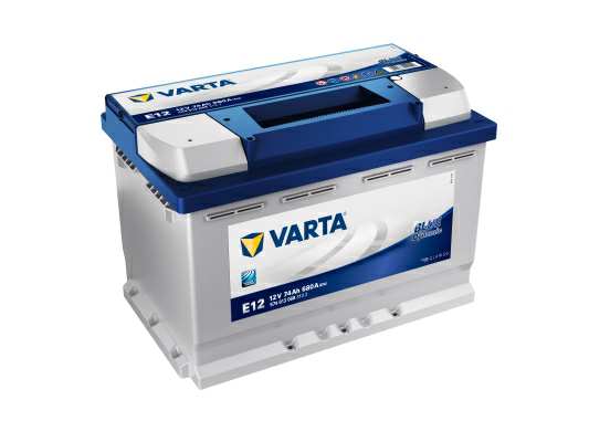 VARTA Battery 129390 74 Ah. left+. normal pole clamp
Voltage [V]: 12, Battery Capacity [Ah]: 74, Cold-test Current, EN [A]: 680, Post Positions: 1, Terminal Type: 1, Hold-down Type: B13, Length [mm]: 278, Width [mm]: 175, Height [mm]: 190, Observe service information:  Technical Information: “Like-for-like” replacement of batteries sold to the OE channel Engineered to the highest German standards Patented PowerFrame® grid for reliable starting power, fast recharge and corrosion resistance Meets all original criteri 1.