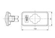 VIGNAL Width lamp (side-signal) 157362 Width [mm]: 102, Height [mm]: 54, Depth [mm]: 16, Fitting Position: Left and right, Light Design: LED, Voltage [V]: 12, 24 
Width [mm]: 102, Height [mm]: 54, Depth [mm]: 16, Mounting Type: Fitting, Fitting Position: Left and right, Light Design: LED, Lens Colour: Yellow, Voltage [V]: 12, 24 3.