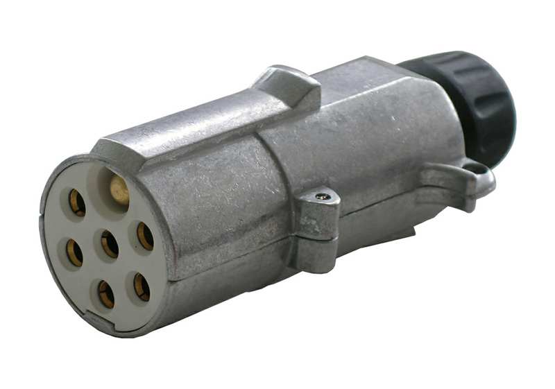 VIGNAL Trailer electric connector 157423 24S, 7 poles, plug, metal