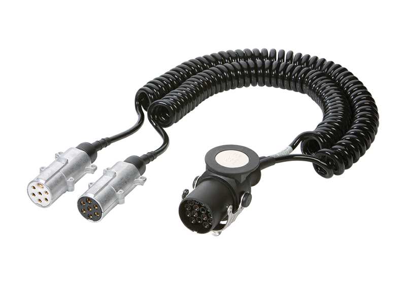 VIGNAL Trailer electric connector 157514 Spiral, Adapt 15p 24n+24s with metal connectors