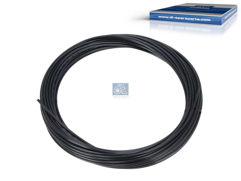 DT SPARE PARTS Air hose, high pressure 10101541 Black, 25 m/roll
Length [m]: 25, Thickness [mm]: 1, Inner Diameter [mm]: 2, Outer Diameter [mm]: 4, DIN / ISO: 74324, Colour: Black 1.