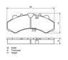 DT SPARE PARTS Brake pad for disc brake (cargo) 10007916 Set
Fitting Position: Rear Axle, Thickness [mm]: 30, Width [mm]: 248, Height [mm]: 109, WVA Number: 29108 8.