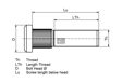 DT SPARE PARTS Wheel bolt 10031371 Bolt Head Diameter [mm]: 36, Thread Size: M22 x 1,5, Thread Length [mm]: 68, Screw length below head [mm]: 97, Quality/ Grade: 10.9 3.