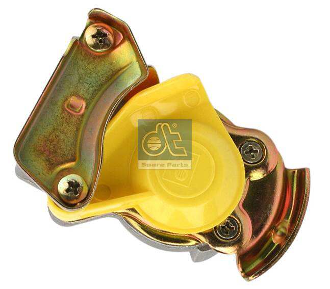 DT SPARE PARTS Air-line connector 10101524 Colour: Yellow, Operating Mode: Automatic, Thread Size: M22 x 1,5 
Thread Size: M22 x 1,5, Colour: Yellow, Operating Mode: Automatic 1.