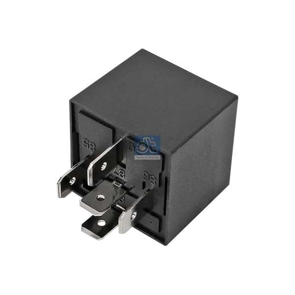 DT SPARE PARTS Relais, Arbeitsstrom 10048910 Länge [mm]: 27, Breite [mm]: 27, Dicke/Stärke [mm]: 21, Relaisfunktion: Arbeitskontakt 1.