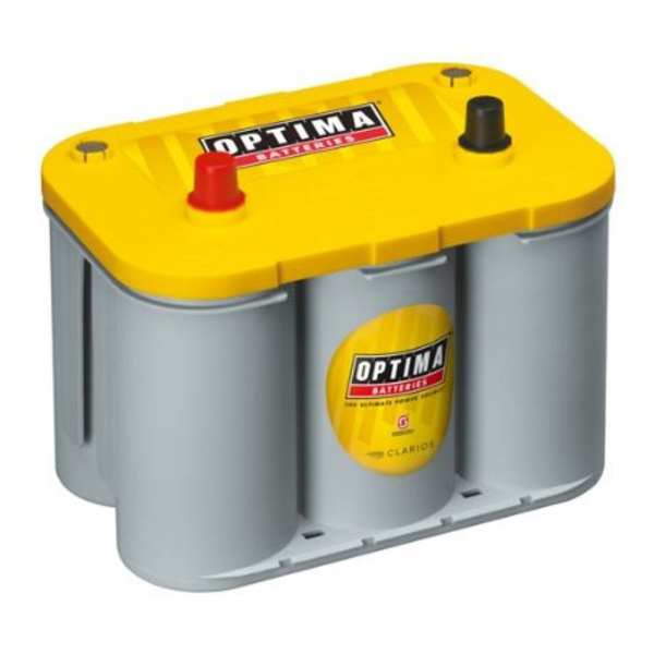 OPTIMA Drive battery 129491 Voltage [V]: 12, Battery Capacity [Ah]: 55, Cold-test Current, EN [A]: 765, Post Positions: 1, Hold-down Type: B00, Length [mm]: 254, Width [mm]: 175, Height [mm]: 200 
Voltage [V]: 12, Battery Capacity [Ah]: 55, Cold-test Current, EN [A]: 765, Post Positions: 1, Terminal Type: 1, Hold-down Type: B00, Length [mm]: 254, Width [mm]: 175, Height [mm]: 200, Battery: AGM Battery, Battery Capacity 5h (Ah): 52 1.