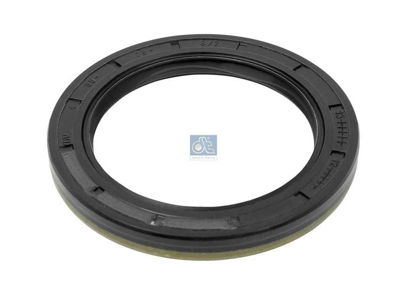 DT SPARE PARTS Wheel hub seal 10095476 Fitting Position: Front Axle both sides, Height [mm]: 8, Inner Diameter [mm]: 55, Outer Diameter [mm]: 75 1.