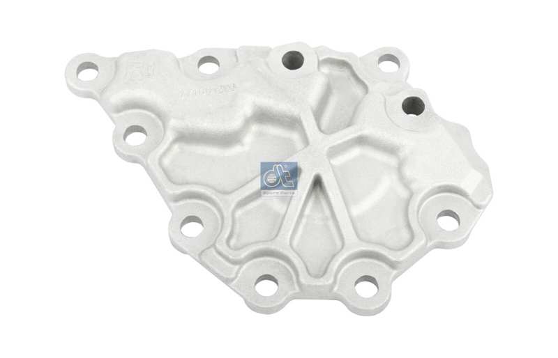 DT SPARE PARTS Pumpengehäuse-Deckel 10109177 Länge [mm]: 272, Breite [mm]: 141, Dicke/Stärke [mm]: 80, Innendurchmesser [mm]: 72, Innengewindemaß: M10 x 1,5, Flügel-/Schaufelanzahl: 6, Getriebeart: für Schaltgetriebe, Ergänzungsartikel/Ergänzende Info: mit Dichtung, Service Information beachten: 1.