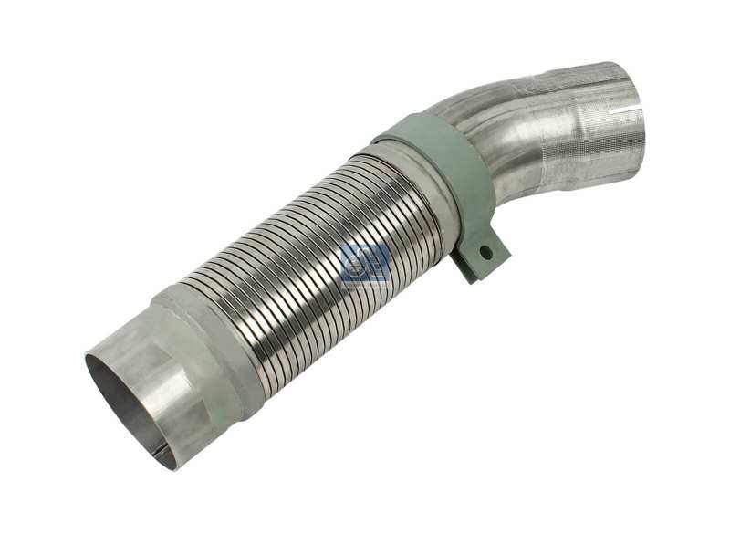 DT SPARE PARTS Exhaust flexible pipe 10322681 Emission Standard: Euro 3, Length [mm]: 476,5, Width [mm]: 111,3, Height [mm]: 111,3, Material: Stainless Steel 1.