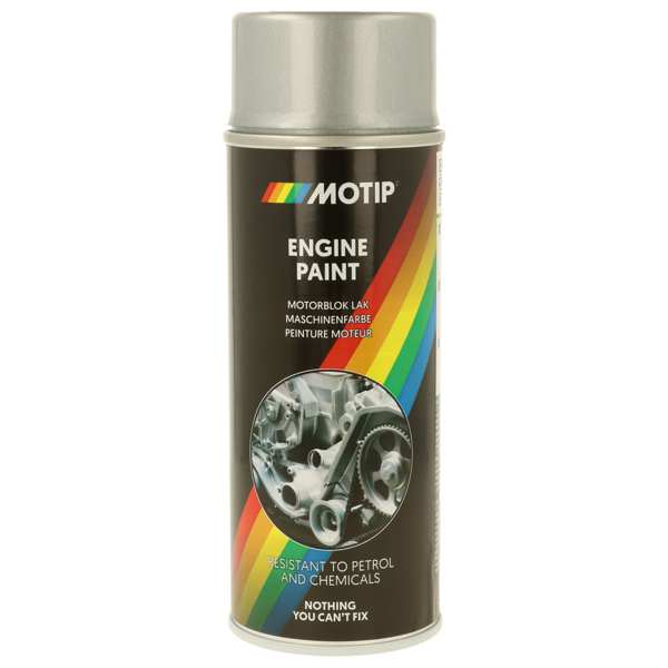 MOTIP Lackierung des Motorblocks 11588321 Motorblocklackspray Aluminium 400 ml