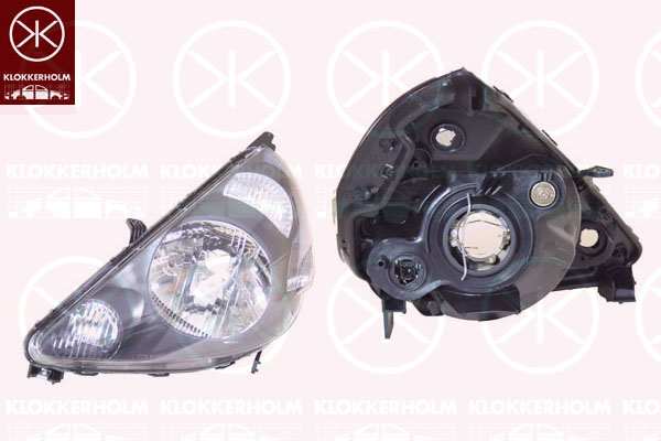 KLOKKERHOLM Headlamp 10726213 Left, Stanley-Type, Black, LWR Standing Motor, H4
Fitting Position: Left, Lamp Type: H4, Manufacturer Restriction: Stanley-type, Supplementary Article/Info 2: without motor for headlamp levelling, Housing Colour: Black