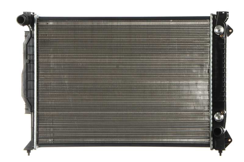 A.Z. MEISTERTEILE Radiator 10400800 Radiator type: Brazed cooling fins, Heating/Cooling: for vehicles with combined radiator/ oil cooler, Core Length [mm]: 631, Core Width [mm]: 448, Core Depth [mm]: 26, Water Tank Material (radiator): Plastic, Transmission Type: Automatic Transmission