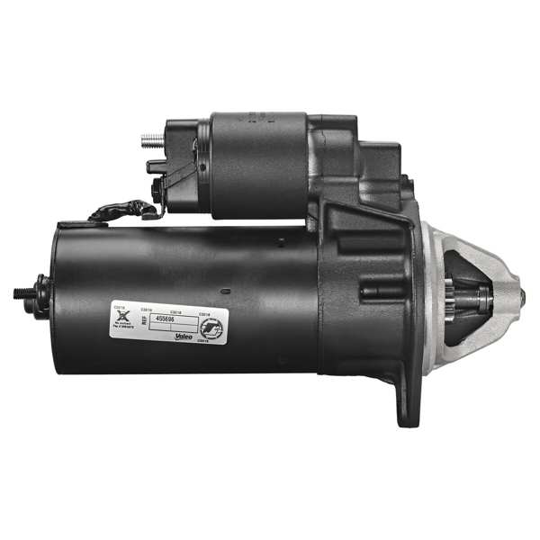 VALEO Starter 286266 renewed
Voltage [V]: 12, Rated Power [kW]: 1,7, Number of Teeth 1: 9, Number of Teeth 2: 10, Number of Holes: 2, Number of thread bores: 1, Rotation Direction: Clockwise rotation, Position / Degree: R  32, Clamp: NO 1.