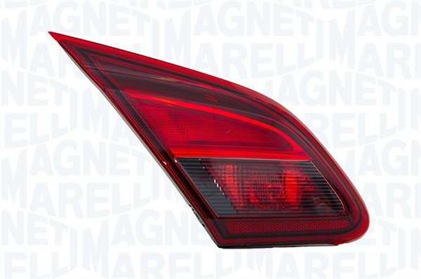 MAGNETI MARELLI Combination rearlight 10281236 Fitting Position: Left, Left-hand/Right-hand Traffic: for right-hand traffic, Indicator Colour: Orange, Number of light functions: 3, Lamp Type: P21W, PY21W, Supplementary Article/Supplementary Info: without socket, Light Function: with indicator, without reverse light, with taillight, with rear fog light