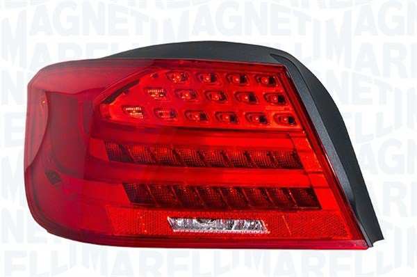 MAGNETI MARELLI Rücklicht 10281306 Einbauposition: links, Leuchten-Bauart: LED, Leuchtefunktion: mit Blinklicht, Ergänzungsartikel/Ergänzende Info: mit lampenträger