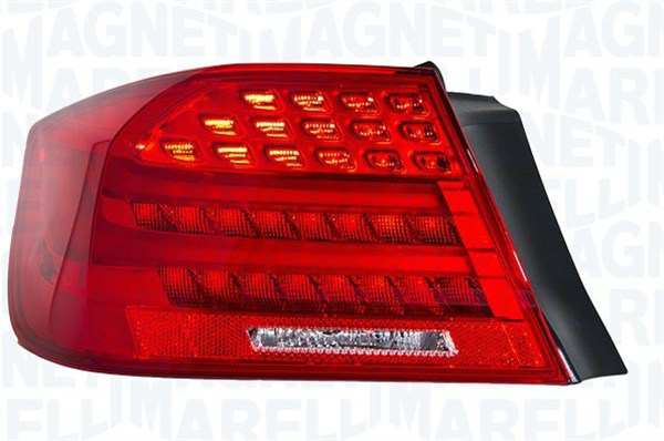 MAGNETI MARELLI Rücklicht 10281302 Einbauposition: links, Leuchten-Bauart: LED, Ergänzungsartikel/Ergänzende Info: mit lampenträger, Leuchtefunktion: mit Blinklicht, mit Rückfahrlicht, mit Bremslicht, mit Schlusslicht, ohne Nebelschlusslicht