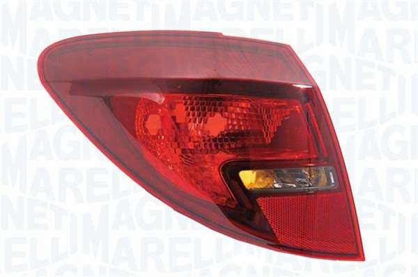 MAGNETI MARELLI Combination rearlight 10281184 Fitting Position: Left, Number of Doors: 5, Lens Colour: Smoke Grey, Lamp Type: R5W, Light Function: with indicator, without reverse light, with stop light, with taillight, without tail fog light 
Fitting Position: Left, Lens Colour: smoke grey, Supplementary Article/Info 2: with bulbs, Lamp Type: R5W, Supplementary Article/Supplementary Info: without socket, Light Function: with indicator, without reverse light, with stop light, with taillight, without rear fog light