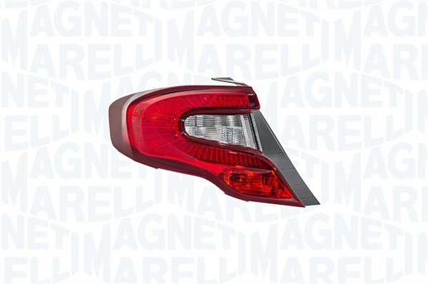 MAGNETI MARELLI Combination rearlight 10424312 Fitting Position: Right, Supplementary Article/Info 2: without bulbs, Number of light functions: 5, Lamp Type: P21W, Light Function: with indicator, without number plate light, with reverse light, with stop light, with taillight, with rear fog light