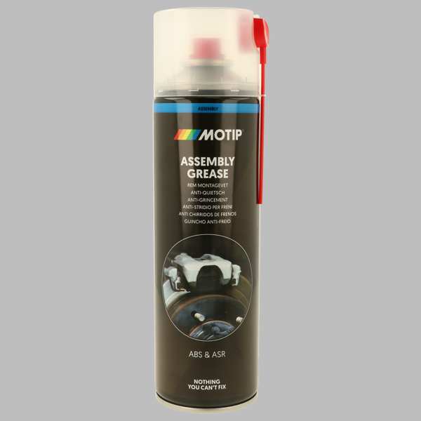 MOTIP Universelles Spray 680528 Installationsspray 500 ml, hoch -heroisch -freies Fett gegen das Bremssystem. Es ist äußerst geeignet, die Bremssysteme zusammenzustellen und ihre spätere Demontage zu erleichtern. Wasserschutzmittel mit extrem gutem Rostschutz. Heizwiderstand zwischen -30 ° C und +180 ° C. Nutzungsbereich: Bremssysteme und Teile. Das Material sollte nicht an der Bremsscheibe und den Einsätzen platziert werden.
Kann aus Gründen der Qualitätssicherung nicht zurückgenommen werden! 1.