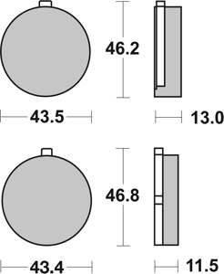 BREMBO Brake pad for motorcycle (07SU0526)