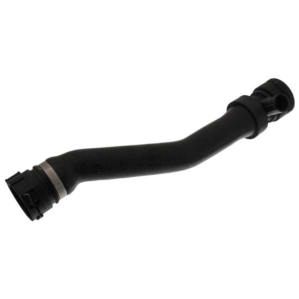 SWAG/FEBI Kühlwasserschlauch (gebogen) 879243 Schlauchlänge [mm]: 381, Material: EPDM (Ethylen-Propylen-Dien-Kautschuk), Ergänzungsartikel/Ergänzende Info: mit Schnellkupplung, Einbauposition: rechts oben