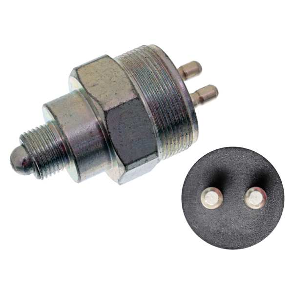 SWAG/FEBI Schalter. Rückfahrleuchte 621533 Außengewinde [mm]: M12 x 1, M27 x 1, Schlüsselweite: 27, Anschlussanzahl: 2, Betriebsart: mechanisch, Betätigungsart: Druckbetätigung Allgemeine Information: für Fahrerhaus, Getriebe und Differential
Außengewindemaß: M12 x 1, M27 x 1, Schlüsselweite: 27, Anschlussanzahl: 2, Betriebsart: mechanisch, Betätigungsart: Druckbetätigung 1.