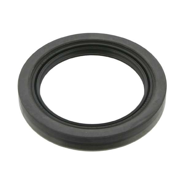 SWAG/FEBI Wheel hub seal 877441 Thickness [mm]: 10, Inner Diameter [mm]: 53, Outer Diameter [mm]: 73, Material: NBR (nitrile butadiene rubber), Fitting Position: Front Axle Left, Front Axle Right, Supplementary Article/Info 2: with ABS sensor ring