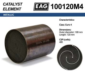 EAG Catalytic converter insert (universal)