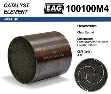 EAG Catalytic converter insert (universal)