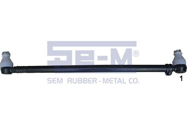 SEM LASTIK Axialgelenk 10354457 Höhe [mm]: 878, Gewindemaß: M24x1,5, Konusmaß [mm]: 30,5, Stange/Strebe: Schubstange